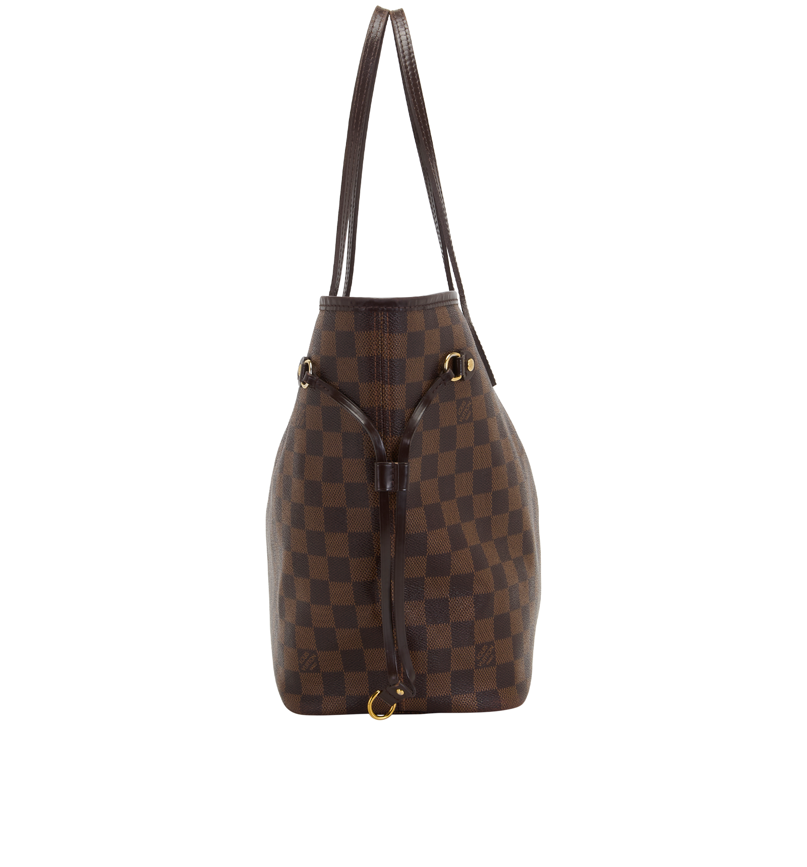 Neverfull MM, &pound;850, Handbags, Brown, Canvas, Side view